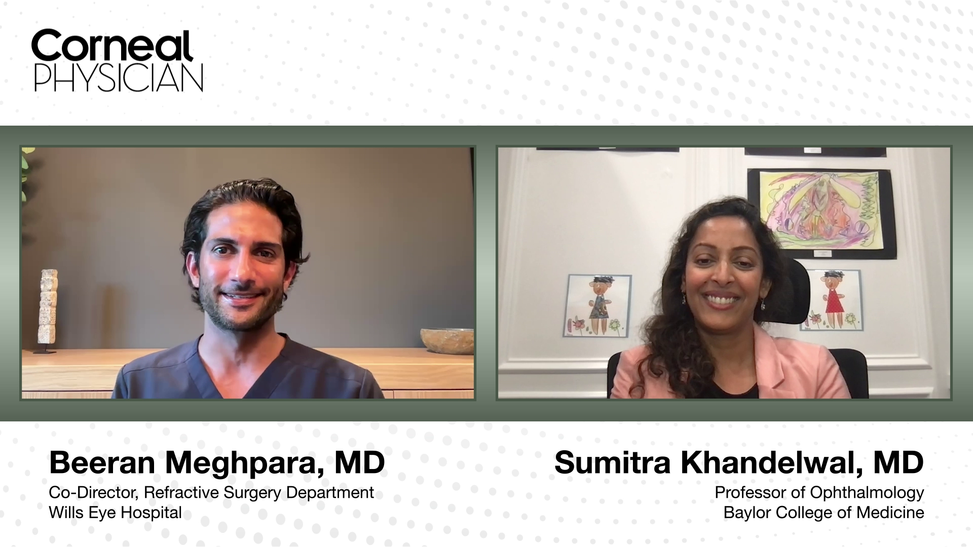 Part 28: Beeran Meghpara, MD, and Sumitra Khandelwal, MD, discuss the use of amniotic membranes.