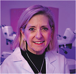 Kathryn Colby was among those who studied and elaborated on Descemet’s stripping only without transplantation of heterozygous cells. (Image courtesy of NYU Langone Health.)